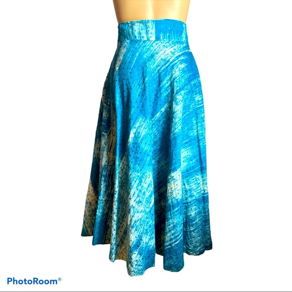 Vintage Lila Bath circle skirt and top size 14 - Picture 10 of 16